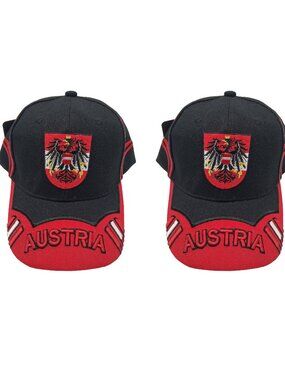 Lot of 2 Austria Hats Caps NWT
